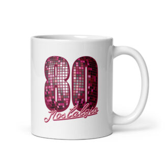80 NOSTALGIA “Anniversary Edition” | Tazza bianca lucida