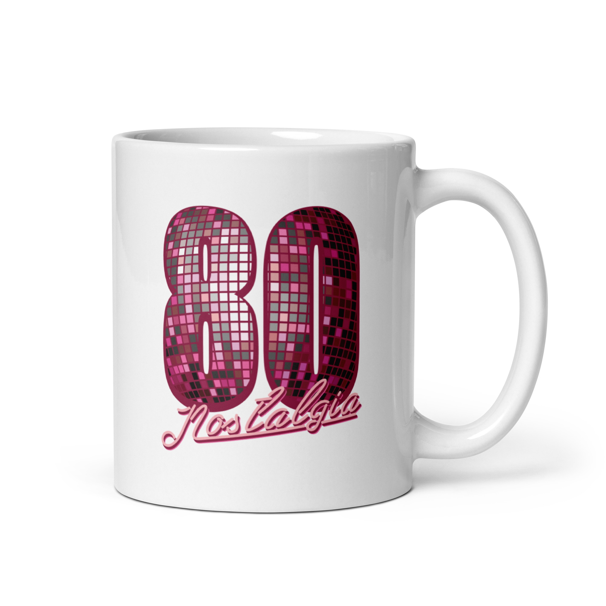 80 NOSTALGIA “Anniversary Edition” | Tazza bianca lucida