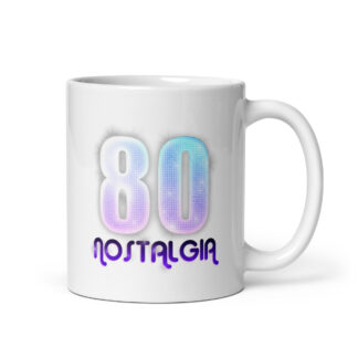 80 NOSTALGIA | Tazza bianca lucida