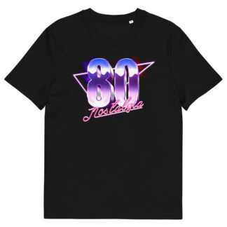 80 Nostalgia Galaxy Maglietta in cotone organico unisex