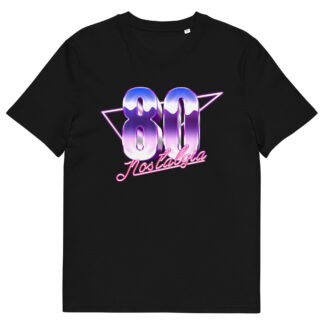 80 Nostalgia Galaxy Maglietta in cotone organico unisex