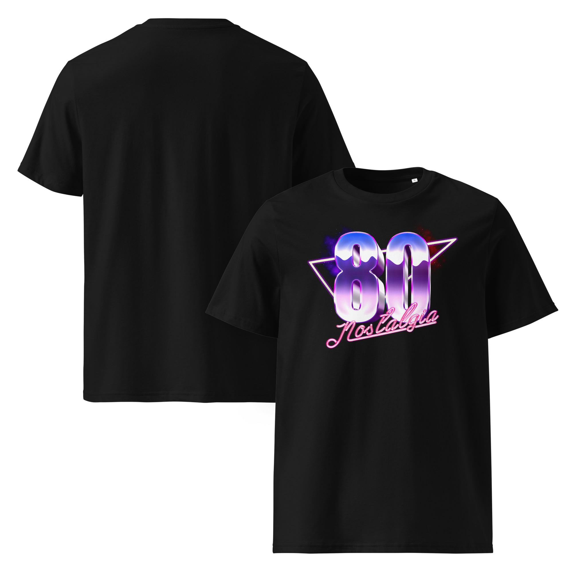 80 Nostalgia Galaxy Maglietta in cotone organico unisex - immagine 2