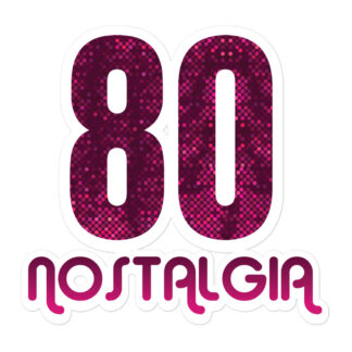 80 Nostalgia Adesivi con applicazione senza bolle